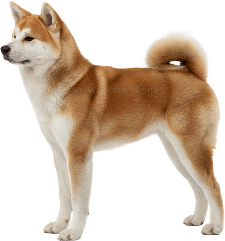 Akita actual size