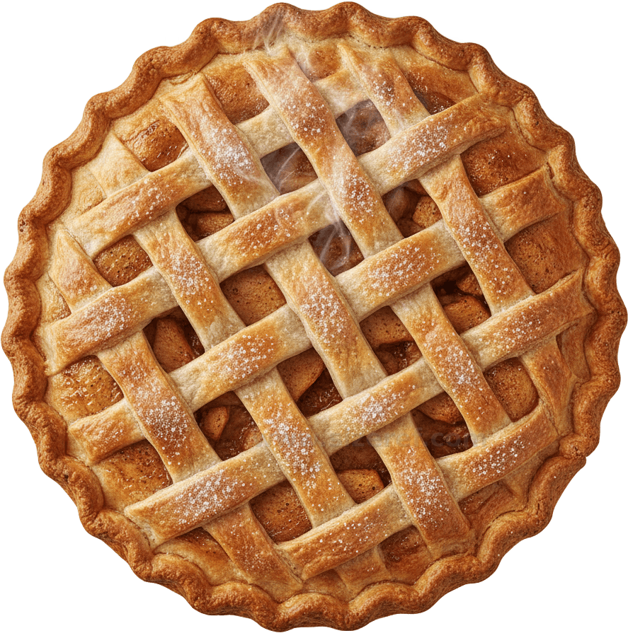 Apple Pie actual size