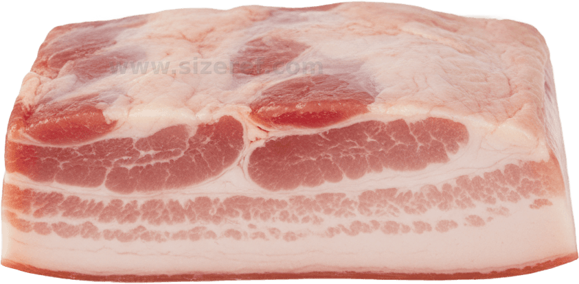 Bacon actual size