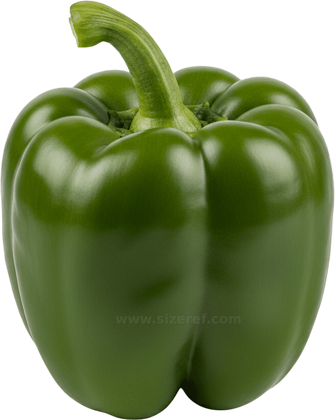 Bell Pepper actual size