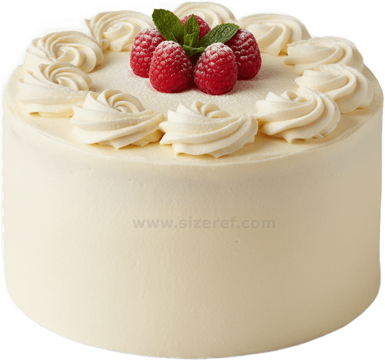 Cake actual size