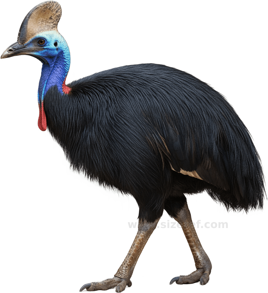Cassowary actual size