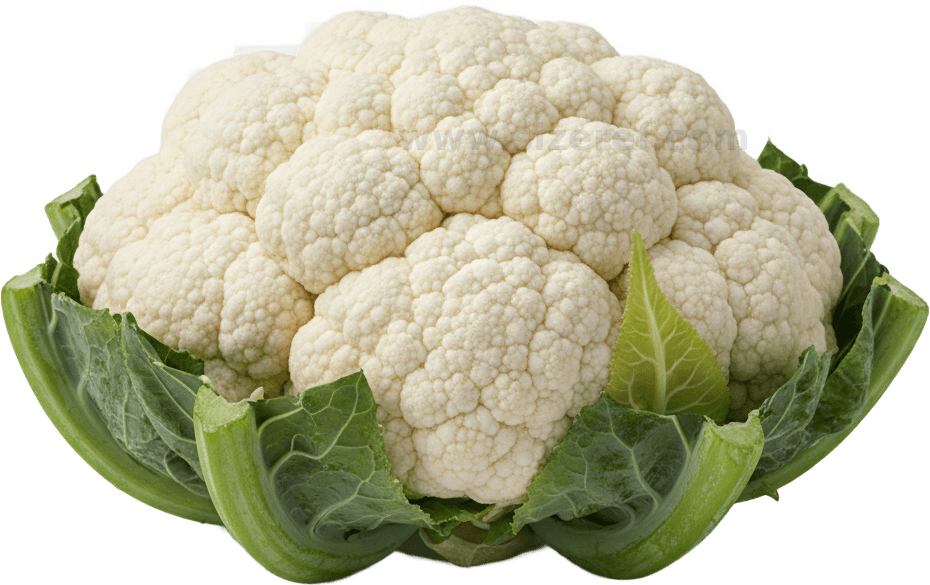 Cauliflower actual size