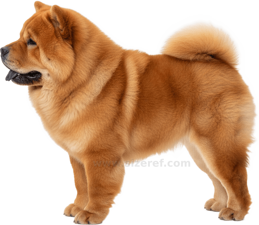 Chow Chow actual size