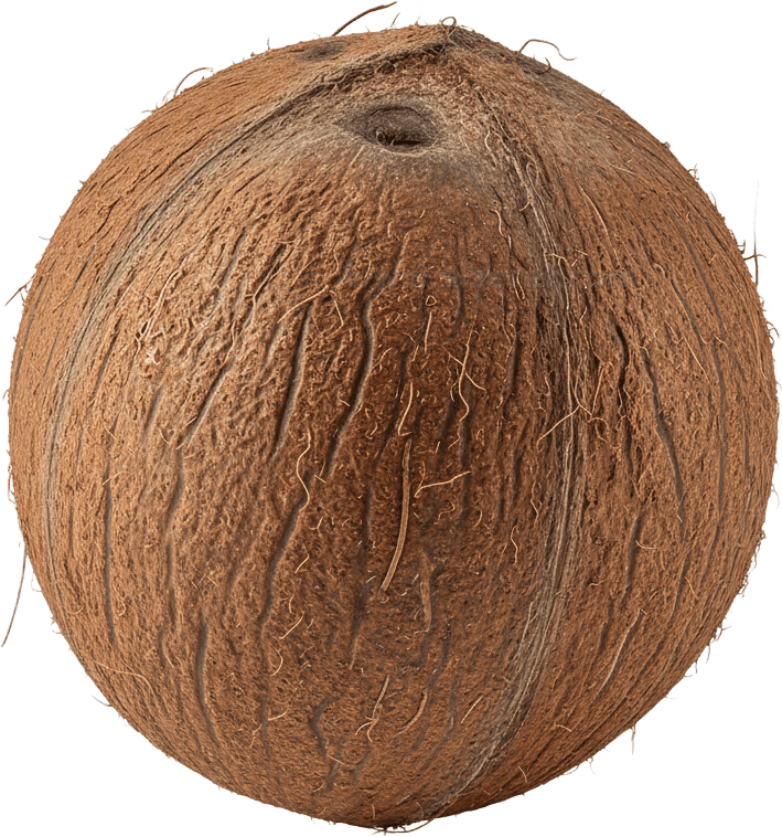 Coconut actual size