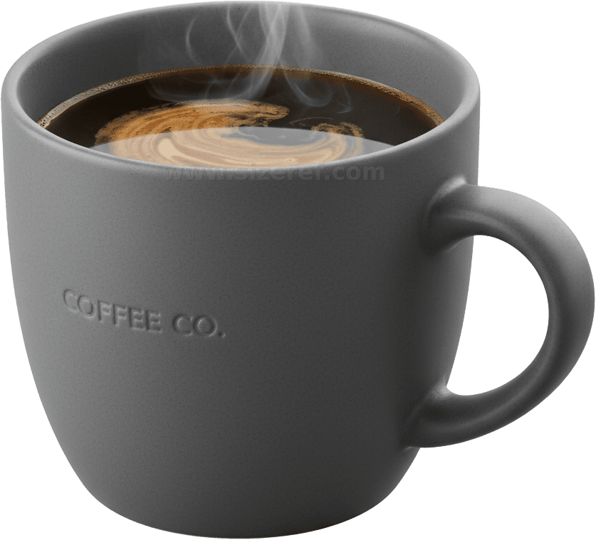 Coffee actual size