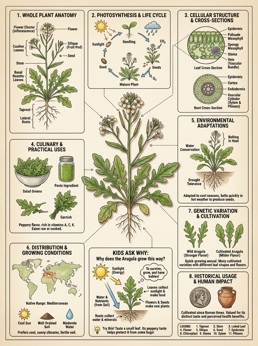 Arugula reviewed scientific diagram