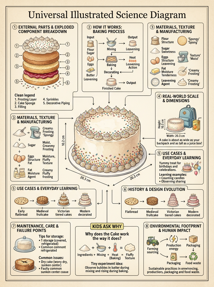 Cake reviewed scientific diagram