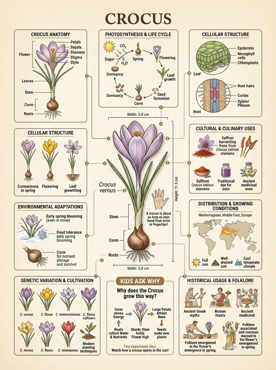 Crocus reviewed scientific diagram