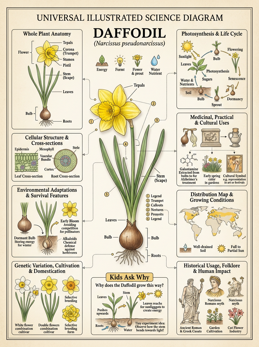 Daffodil reviewed scientific diagram