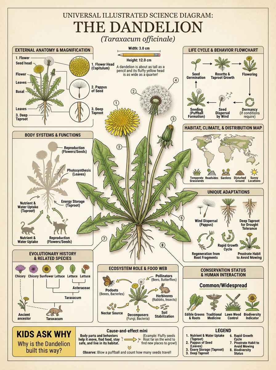 Dandelion reviewed scientific diagram