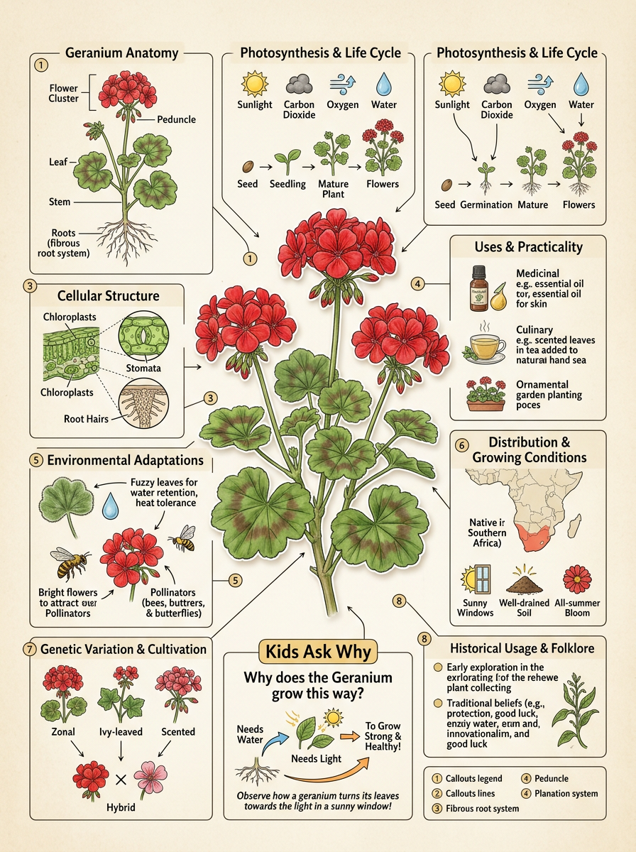 Geranium reviewed scientific diagram