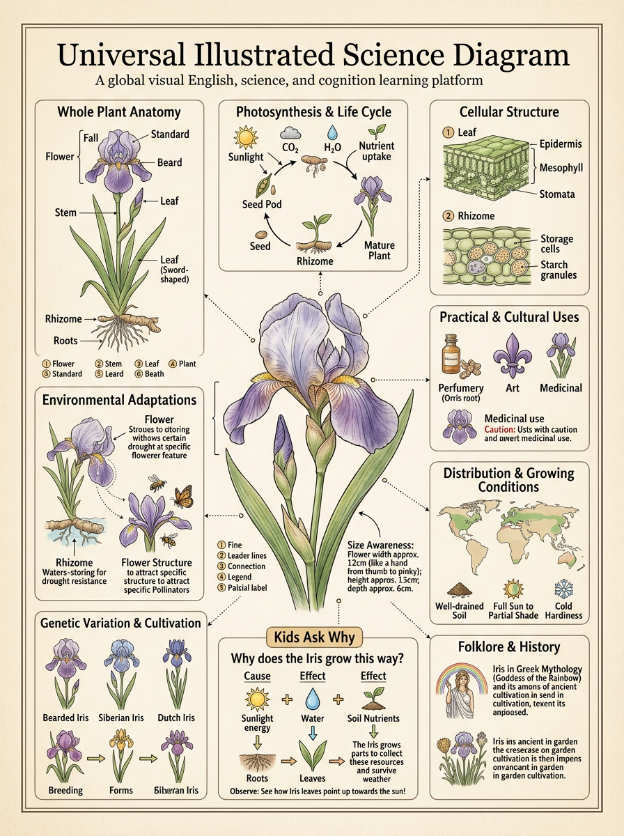 Iris reviewed scientific diagram
