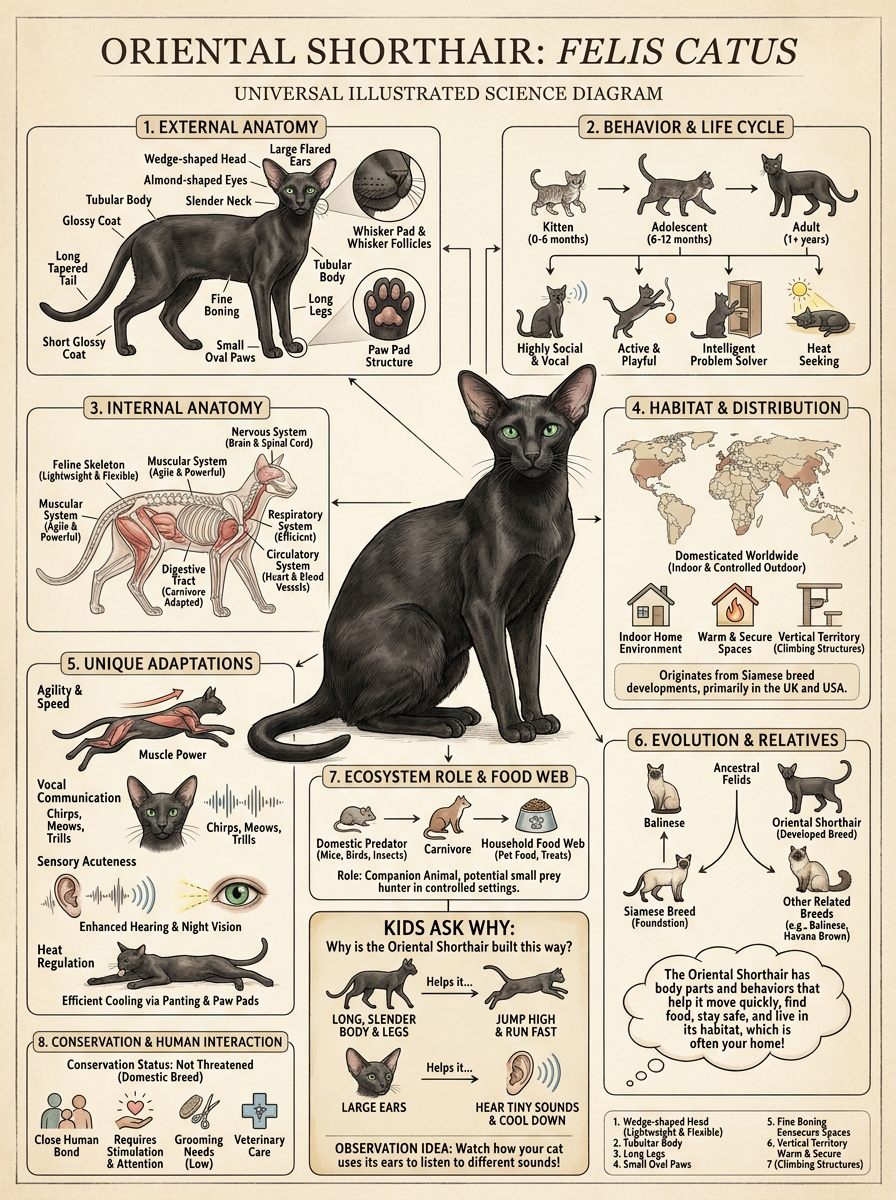 Oriental Shorthair reviewed scientific diagram