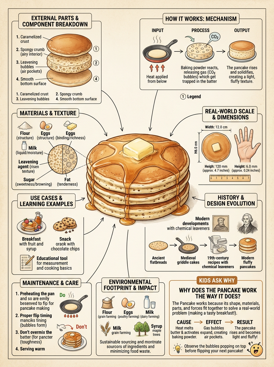 Pancake reviewed scientific diagram