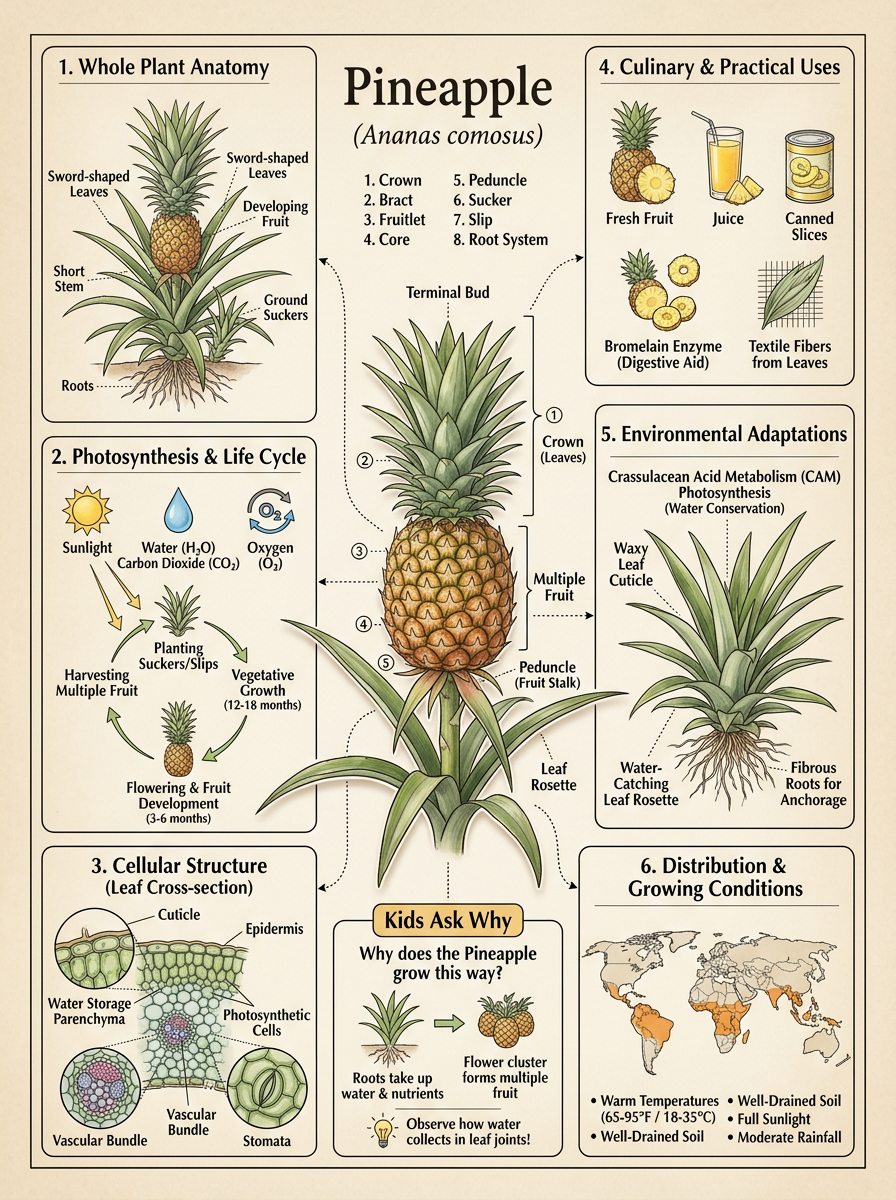 Pineapple reviewed scientific diagram