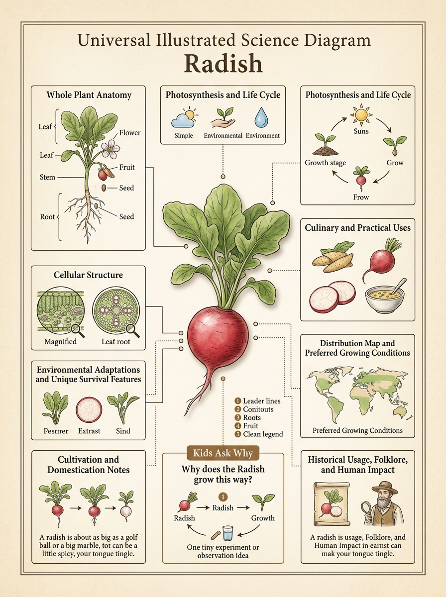 Radish reviewed scientific diagram