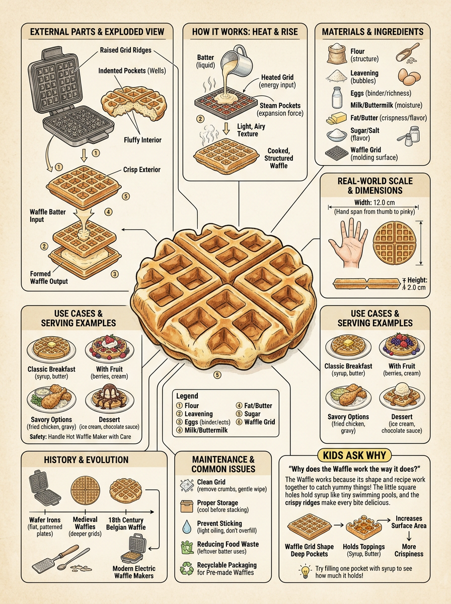 Waffle reviewed scientific diagram