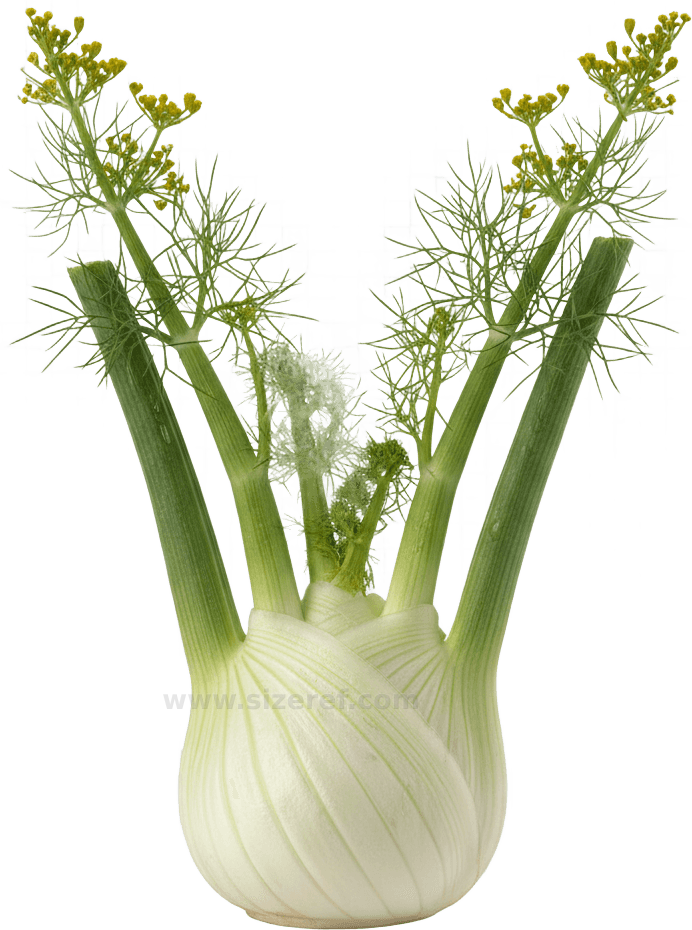 Fennel actual size
