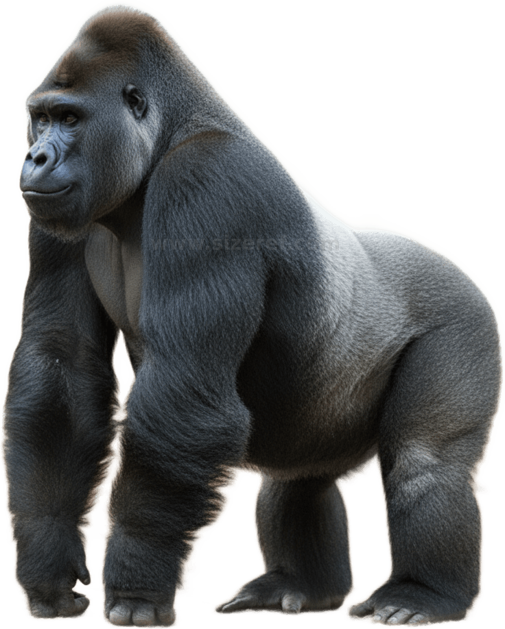 Gorilla actual size