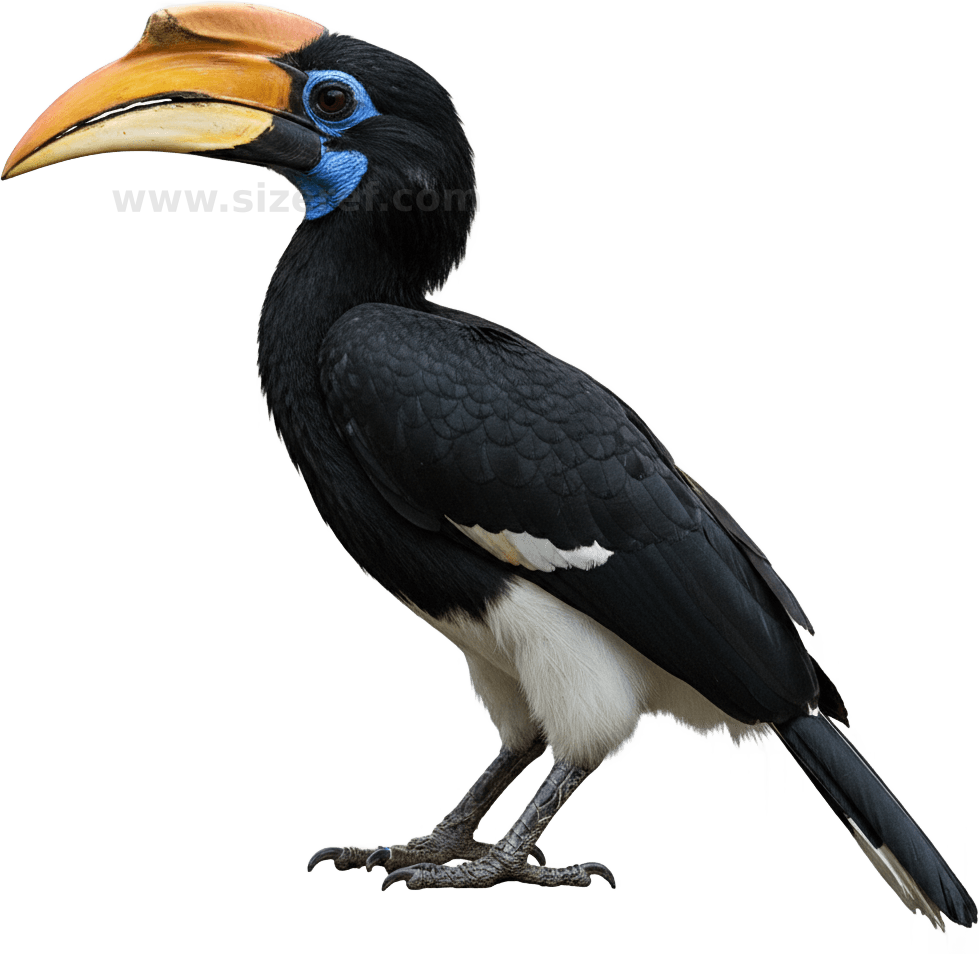 Hornbill actual size