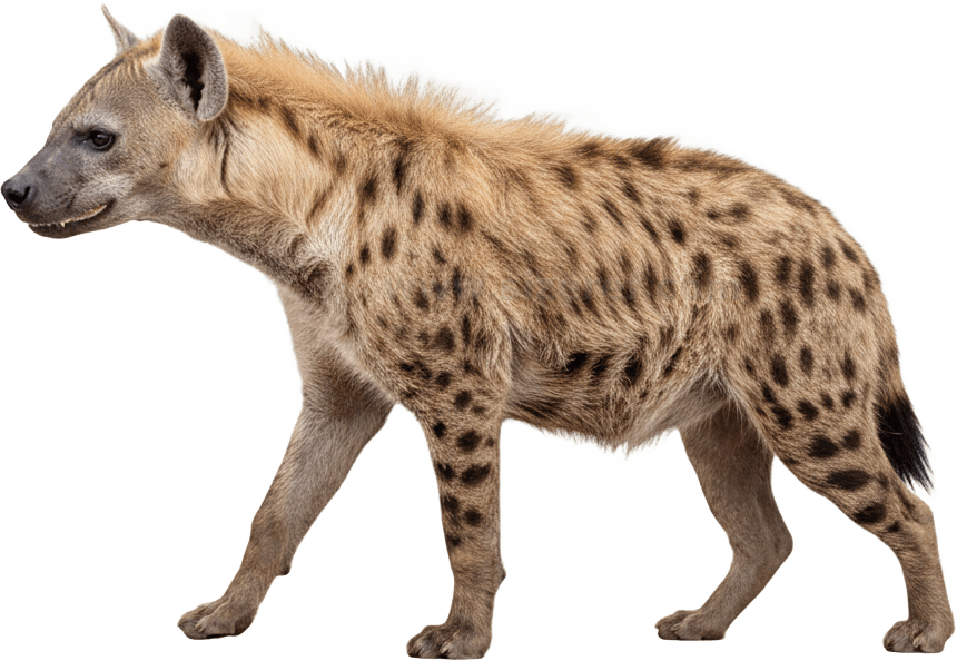 Hyena actual size