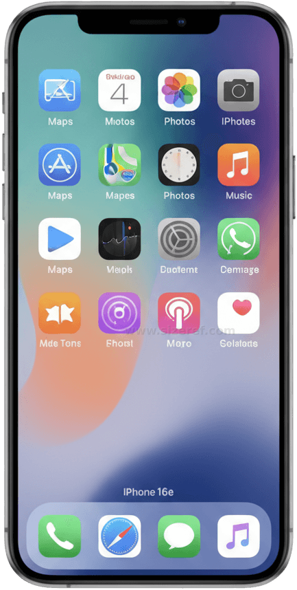 iPhone 16e actual size