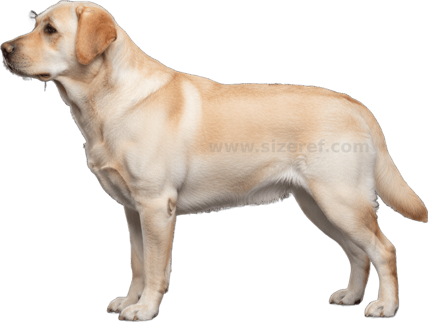 Labrador Retriever actual size