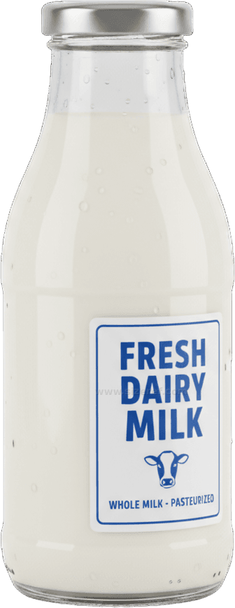 Milk actual size