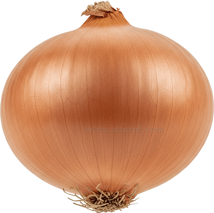 Onion actual size