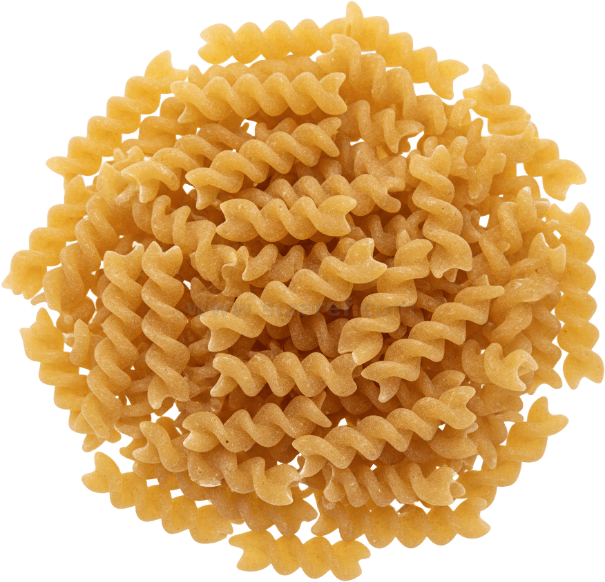 Pasta actual size