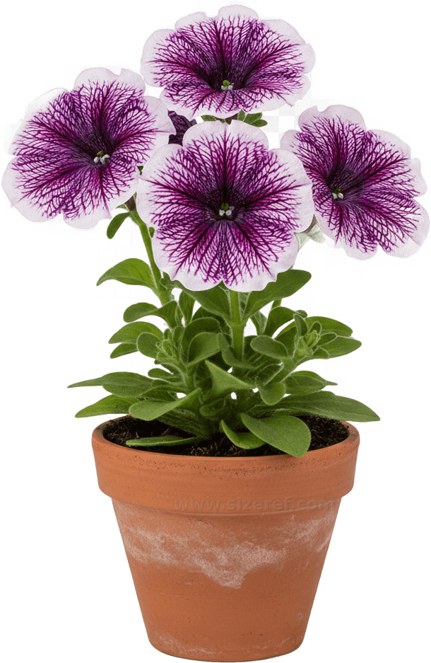 Petunia actual size