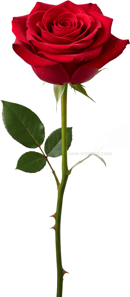 Rose actual size