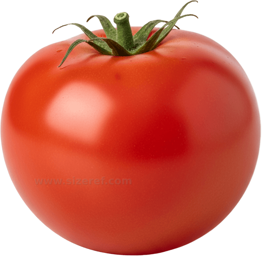 Tomato actual size