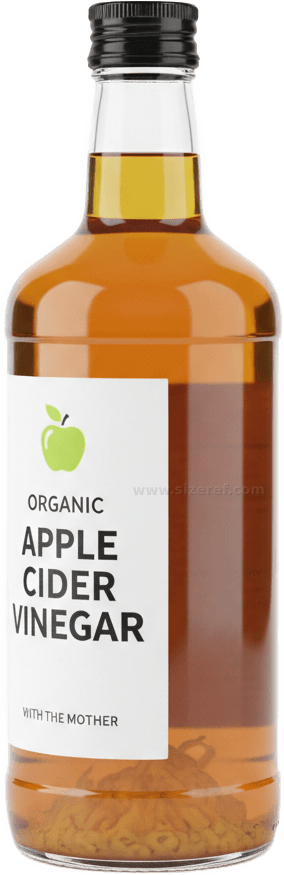 Vinegar actual size